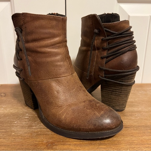 Steve Madden Raglin Bootie in Cognac Brown Size 6.5 - Picture 8 of 13